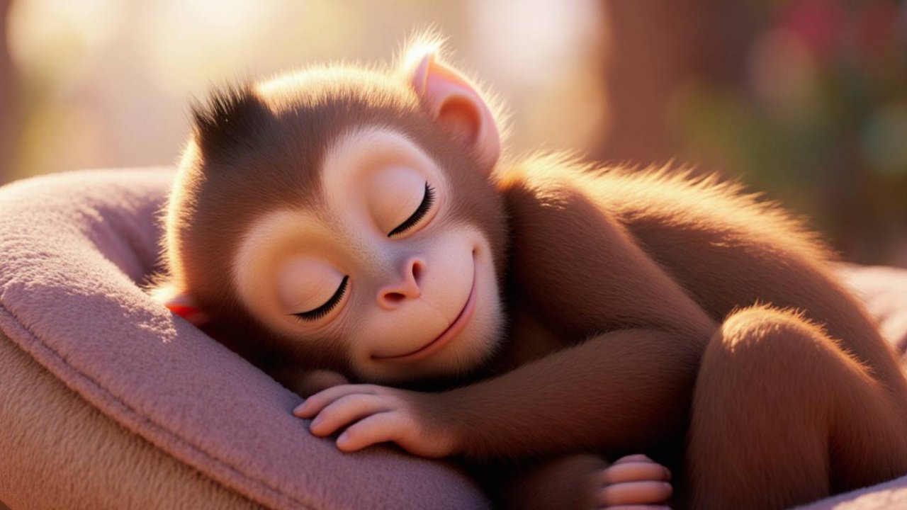 Колыбельная: сказка про мартышку