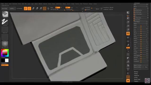 009   Modular Structure Props Sculpting