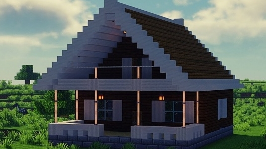 КРАСИВЫЙ ДОМ В МАЙНКРАФТ! | Minecraft Tutorial