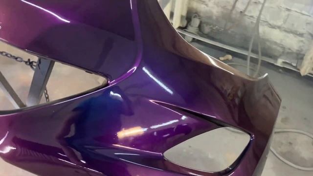 Hyundai Elantra. Покраска в Хамелеон