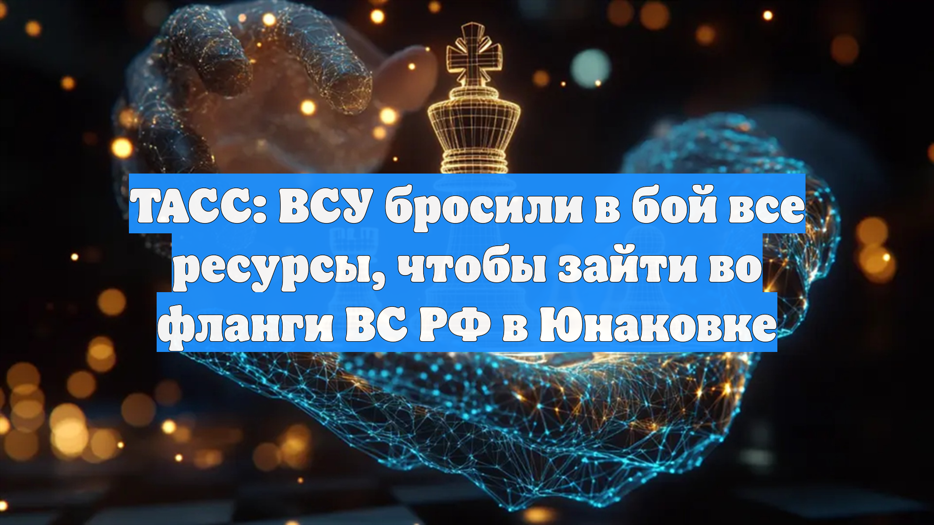 ТАСС: ВСУ бросили в бой все ресурсы, чтобы зайти во фланги ВС РФ в Юнаковке