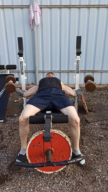 Разводка на горизонтальной скамье