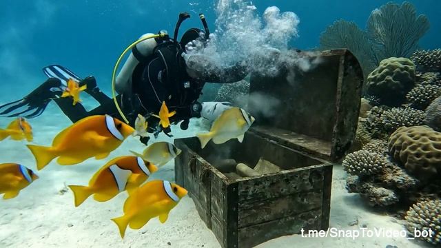 Veo3 подводный мир