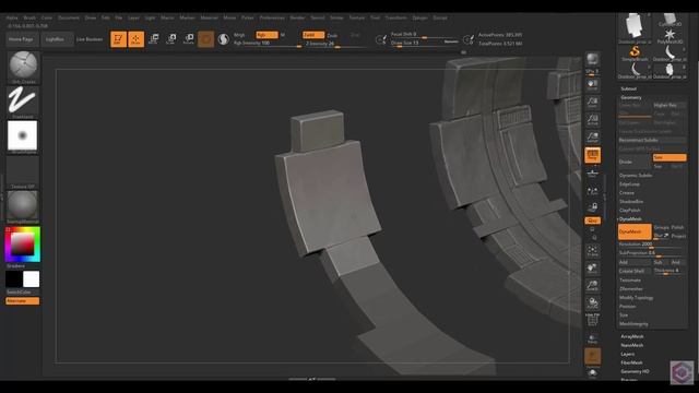 0010 - Modular Structure Props Sculpting Finishing