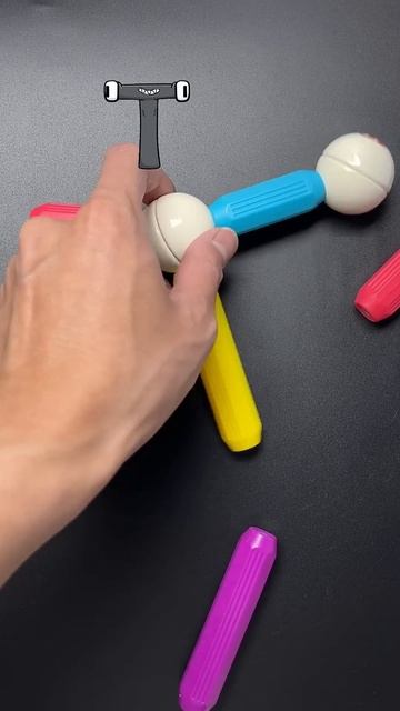 I made TH by magnetic #satisfying #oddlysatisfying