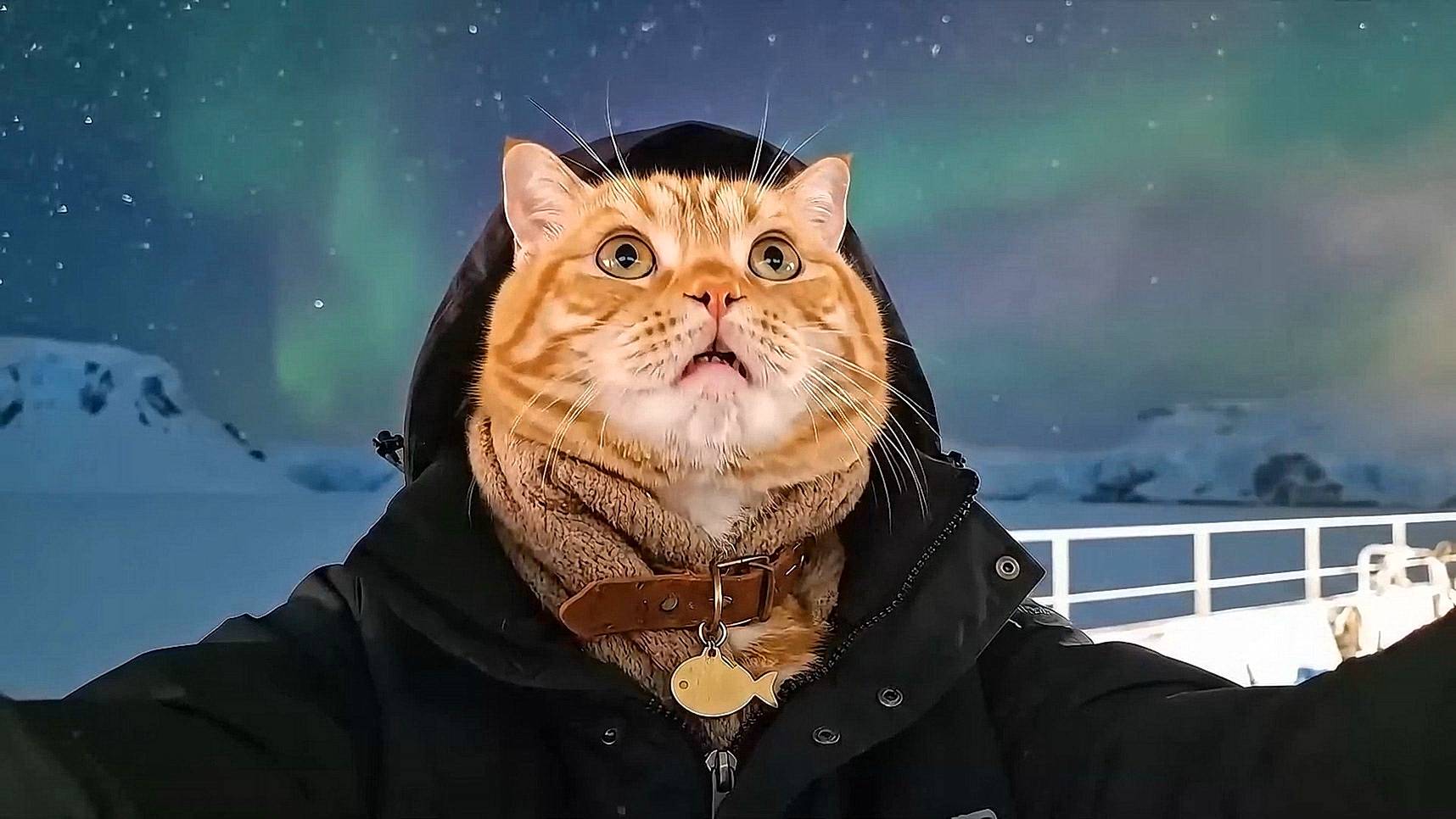 Влог рыжего кота из Антарктиды