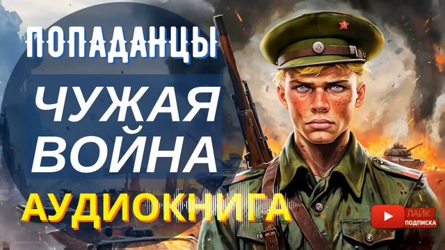 АУДИОКНИГА ПОЛНОСТЬЮ ⏳ ЧУЖАЯ ВОЙНА: Его шкура ему дороже победы /// #Попаданцы боевое #фэнтези #вов