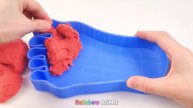 Satisfying Video l How to make Rainbow Toenail Cake WITH Kinetic Sand INTO Painting Cutting ASMR