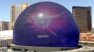 FORTNITE БЫЛ ЗАМЕЧЕН НА СФЕРЕ ВЕГАСА НЕСКОЛЬКО МИНУТ НАЗАД, ПОКАЗЫВАЯ БУРЮ