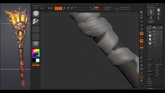 Autodesk Maya 2019 - Stylized Torch Part 1