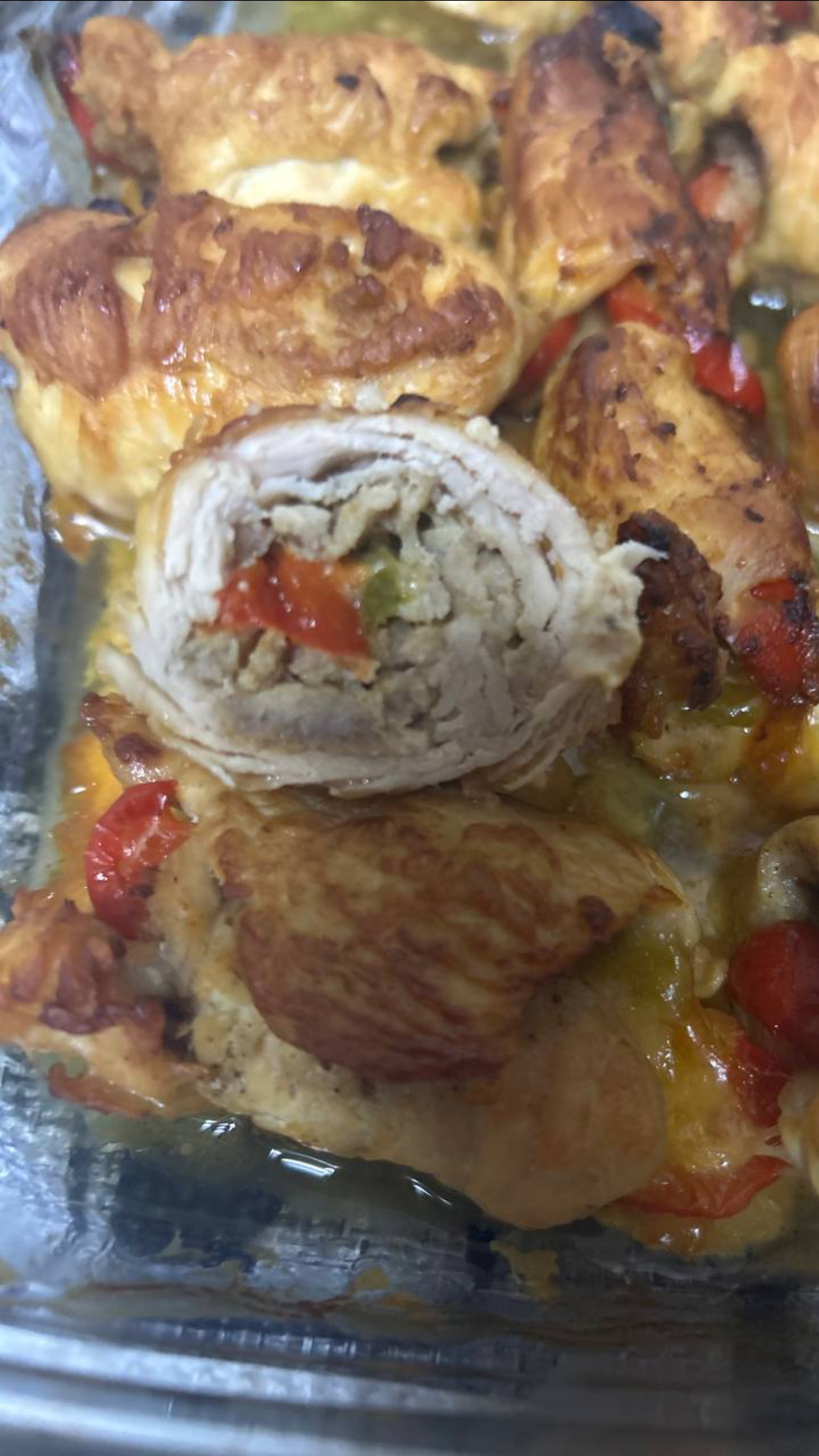 Вкусные рулетики из филе индейки