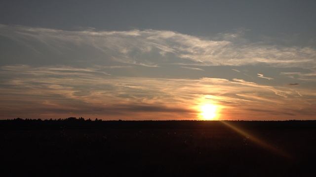 Один час заката за пять минут