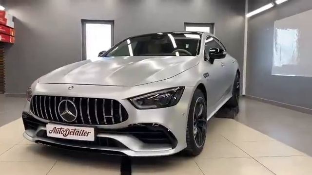 Оклейка AMG GT в матовую пленку