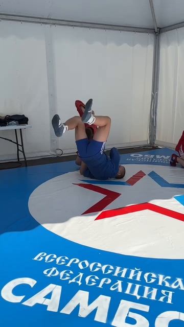 Работа площадки самбо в рамках финального этапа Проекта «Вызов первых» в Красноярске