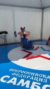 Работа площадки самбо в рамках финального этапа Проекта «Вызов первых» в Красноярске