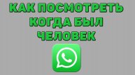 Как посмотреть когда был человек в Ватсапе