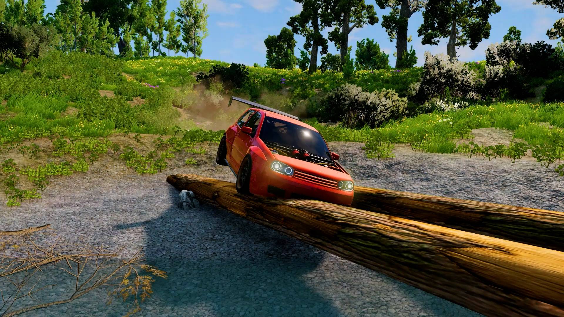 Мультик про машинки - Машинки соревнуются в подъеме на гору. МанкиМульт