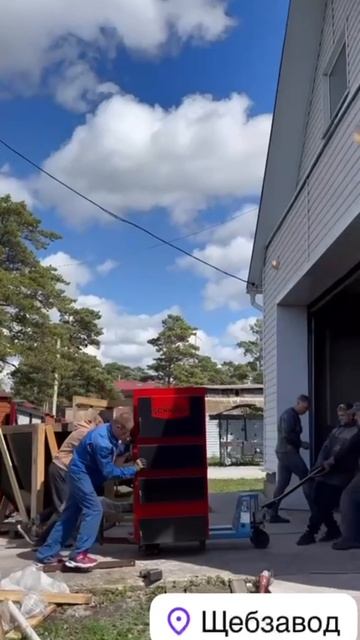 Доставка автоматического котла Комфорт Shneck