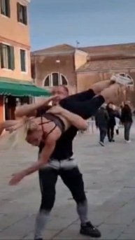 women’s spin turn by ioulia and Fabien! Кручу верчу отпускать не хочу