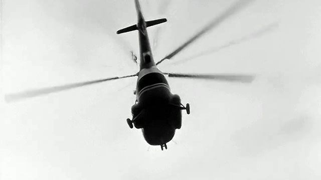 1976 год. ХМАО. Вертолет на монтаже ЛЭП