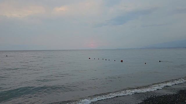 Пляж в Абхазии