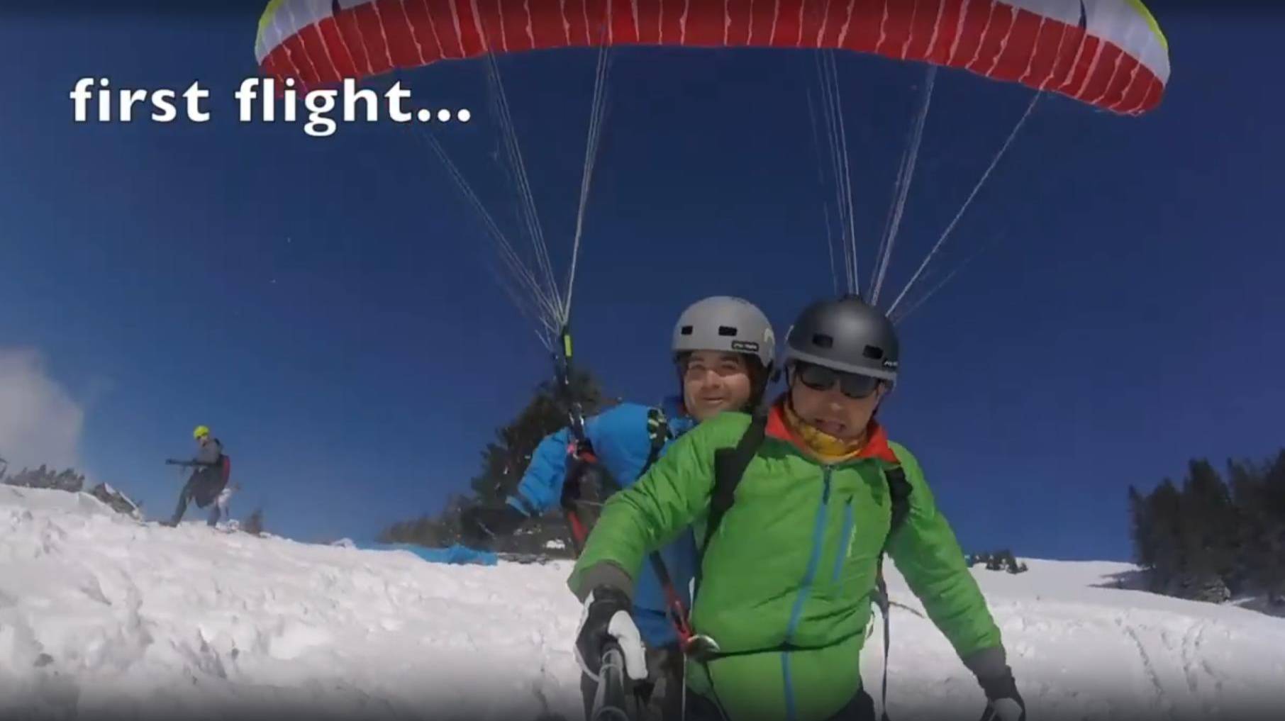 Наш первый полёт на Niviuk Bi Skin 2 P (Freeminds Paragliding).