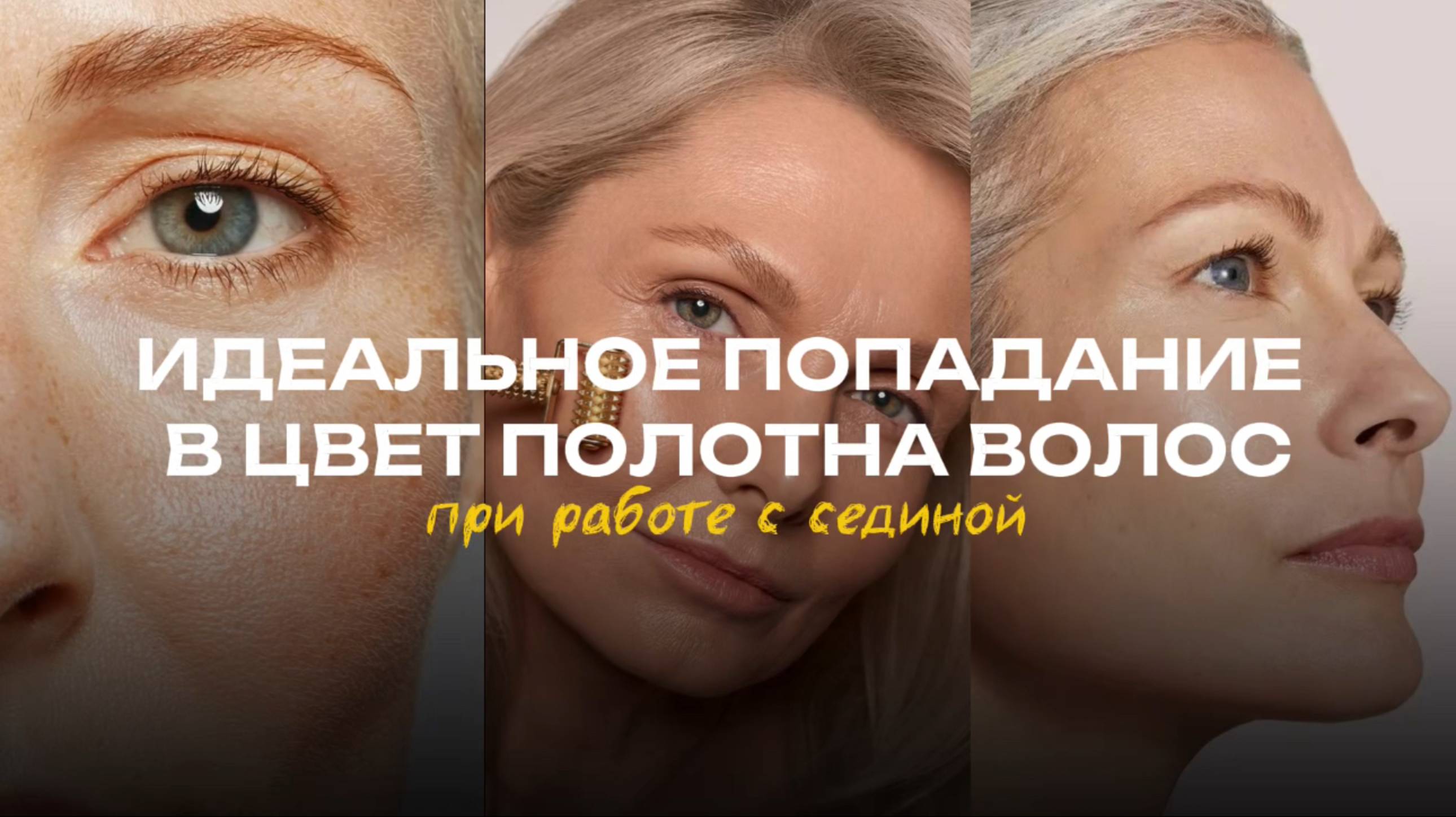 Как добиться идеального попадания в цвет при работе с сединой