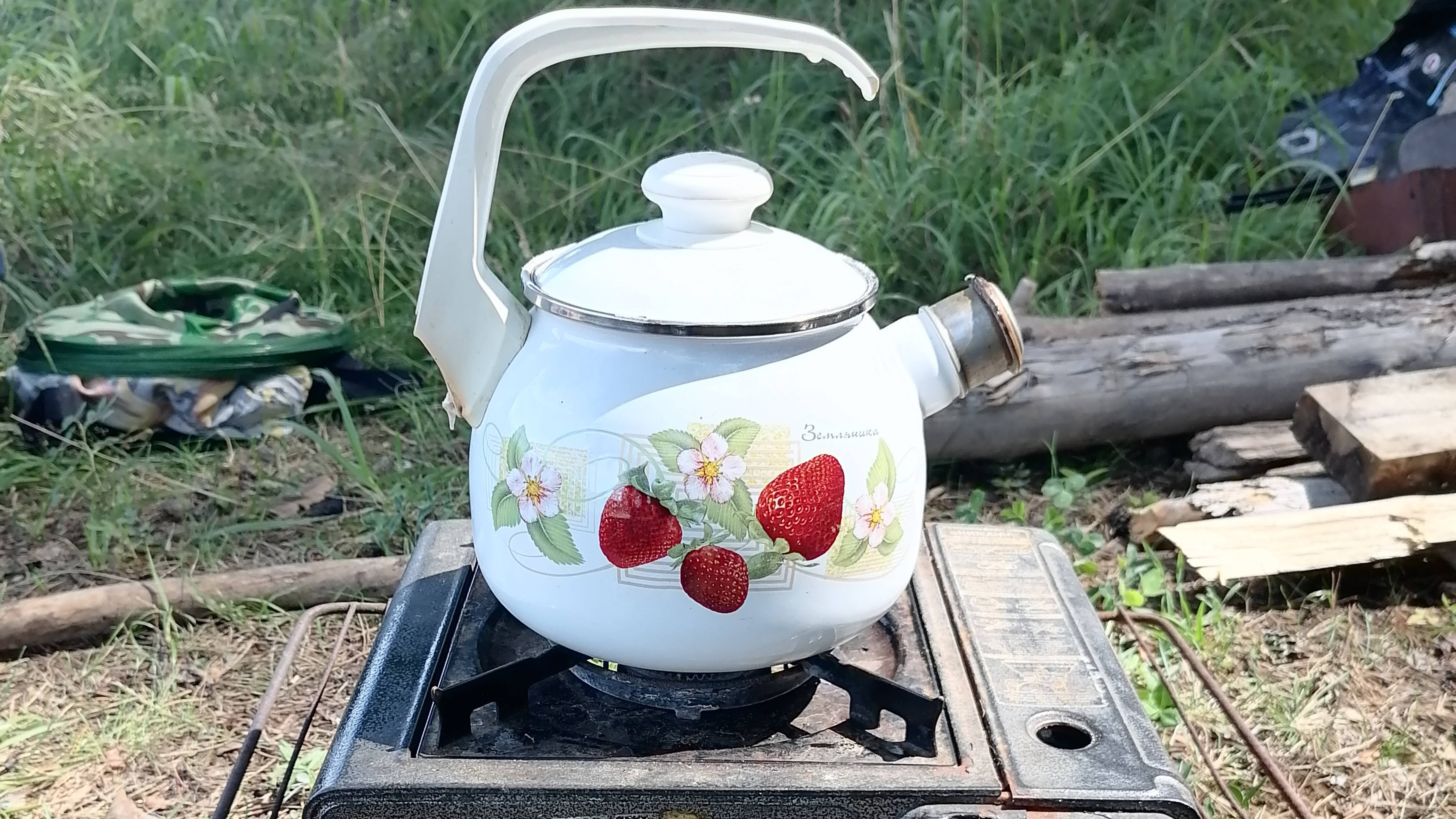 Экстрим и отдых. Обед на природе у реки. Дудочки из Пикана. Убрала лучок.