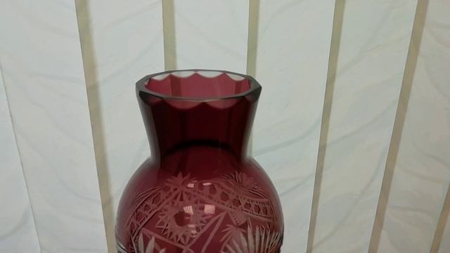 ваза марганцевое стекло