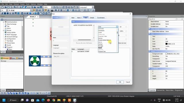 57_Программирование SCADA HMI для шагового двигателя