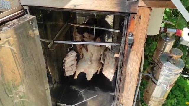 Утка горячего копчения
