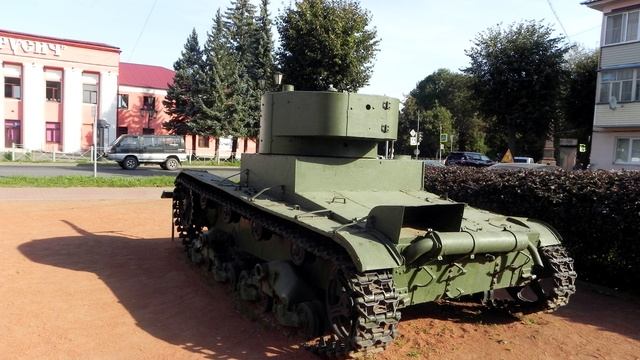 Легкий танк Т-26, фотоколлаж.