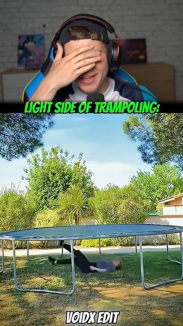 Другие на Батуте Против Последнего! 💀🤸🏻 #shorts #шортс #трюк #проверка #батут #сальто #реакция #ф