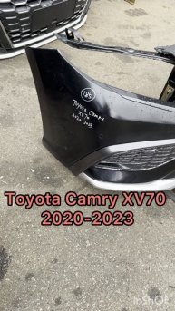 Бампер передний в сборе Toyota Camry 2020 2021 2022 2023 Фара Радиатор передняя панель молдинг