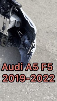 Бампер передний в сборе Audi A5 F5 2019 2020 2021 2022 Решетка Молдинг Радиатор Фара Панель