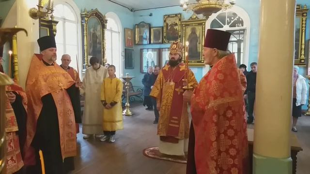 Вечернее Богослужение Владыки Феофилакта в Покровской церкви г.Черкесска