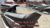 Бампер передний в сборе Toyota Camry 2020 2021 2022 2023 Фара Радиатор передняя панель молдинг