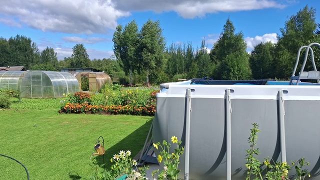 результат очистки бассейна после химии