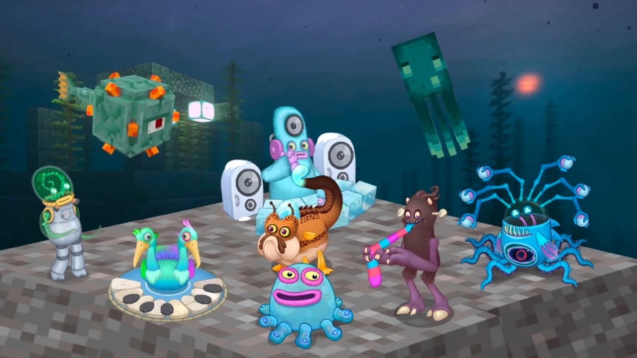 Траншея Светящихся Спрутов - Вся Песня (My Singing Monsters, Мои Поющие Монстры, Msm, Мсм)