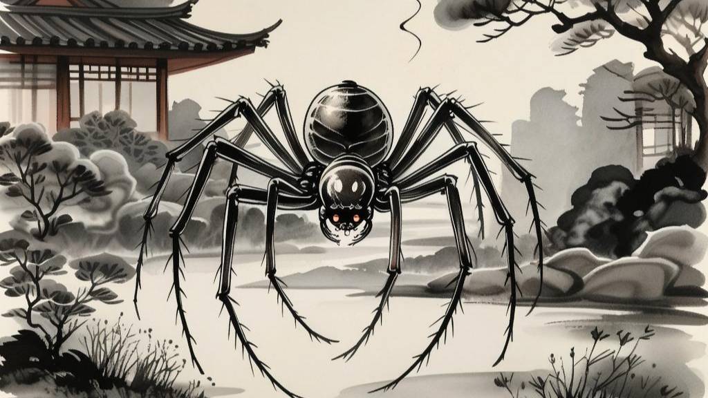 О чудовищном пауке