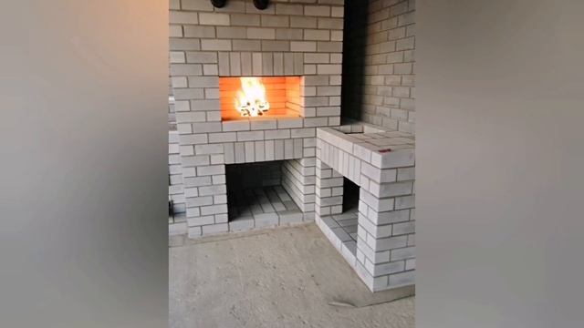 Мангал с селикатного кирпича + казан