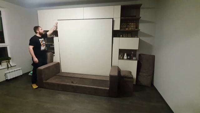 Отзыв клиента: классический превращатель гостиной в спальню - модуль-трансформер Olissys 1.0