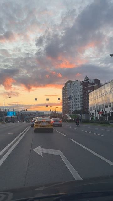 Закат в Москве