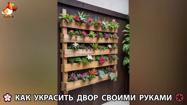 Как украсить двор дома фото идеи 🏡 для дачи и сада своими руками 🌷🪻🌺💮 (812)