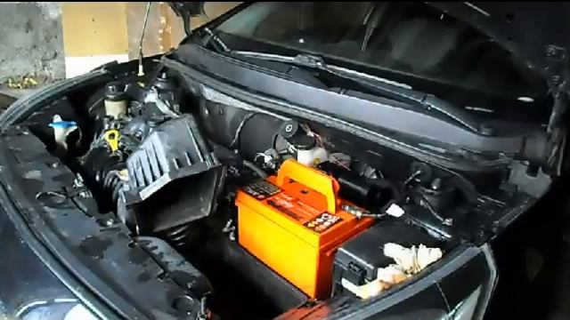 Как заменить воздушный фильтр на Хендай солярис,