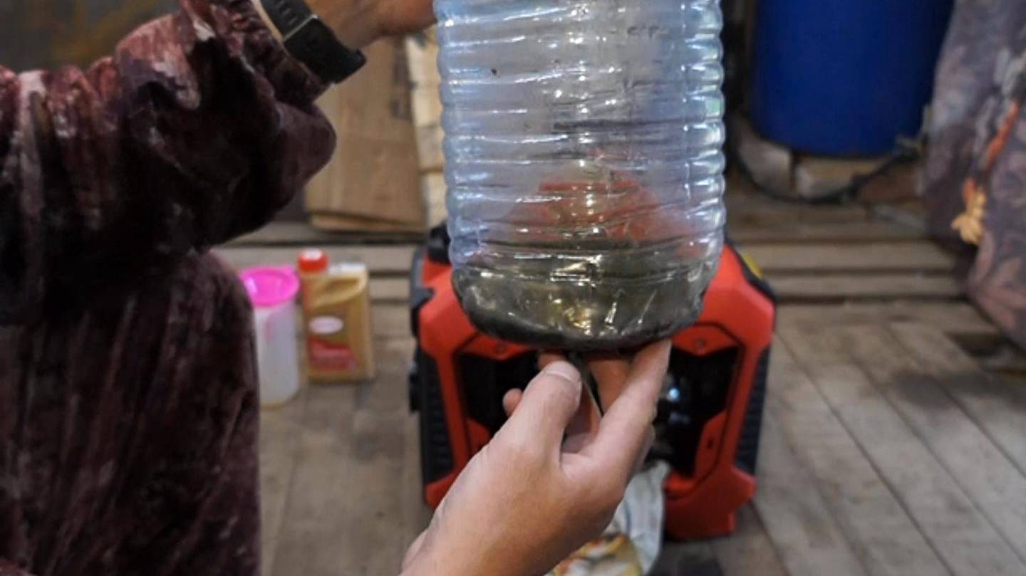 Бензогенератор Fubag TI1200, обкатал, проверка масла, на сколько хватает бака.