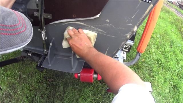 КАК ОТМЫТЬ БОРТА ЛОДКИ ЗА 5 МИН от ЗЕЛЕНИ НАЛЁТА