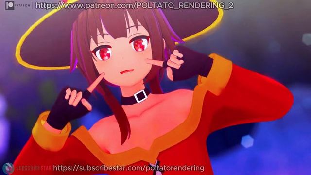 Miku Hatsune - Star Night Show (Megumin Dance)