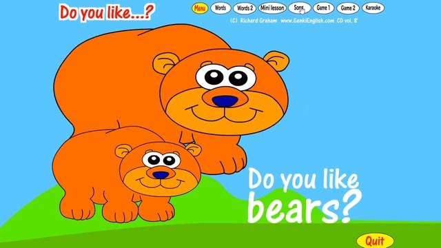 Let's Play GENKI ENGLISH!   Do You Like Animals