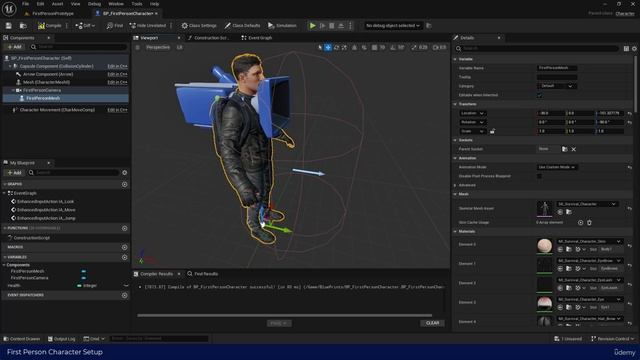 48 - First Person Character Setup